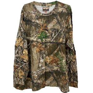 Realtree Edge Camo Long Sleeve Shirt NEW Mens XXL 2XL Pocket Tee T